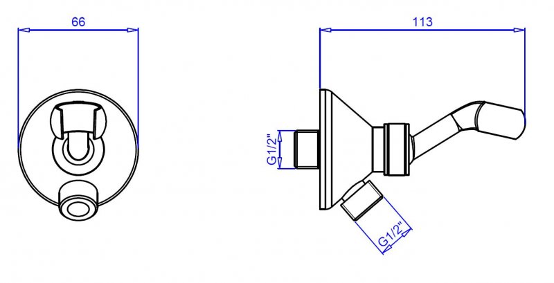 Штуцер с держателем CEZARES CZR-U-AI-C-01 Штуцер с держателем CEZARES CZR-U-AI-C-01