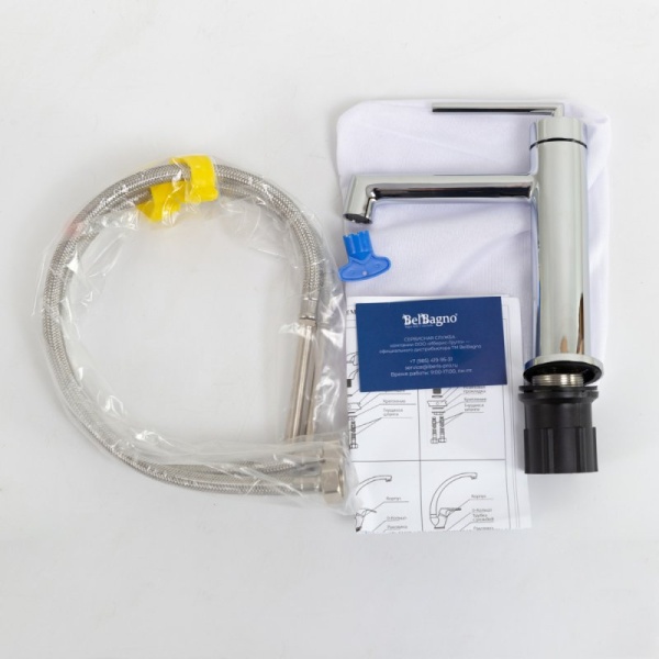 Смеситель для раковины BelBagno ACQUA ACQUA-LVM-NERO