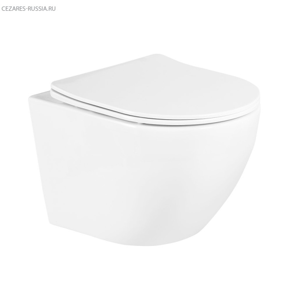 Унитаз подвесной безободковый с сиденьем BelBagno UNO BB3105CHR/SC Унитаз подвесной безободковый с сиденьем BelBagno UNO BB3105CHR/SC