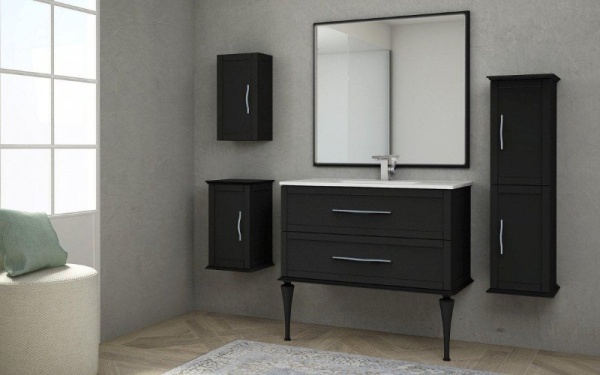 База подвесная под раковину с двумя выдвижными ящиками доводчиками Cezares 55243 База подвесная под раковину с двумя выдвижными ящиками доводчиками Cezares 55243