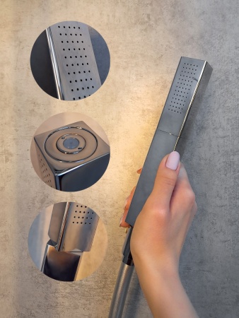 Душевая система с термостатом AltroBagno Cascata 040103 Cr