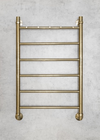 Полотенцесушитель водяной Chromix Stuttgart 50x80 П6 Br с крючками