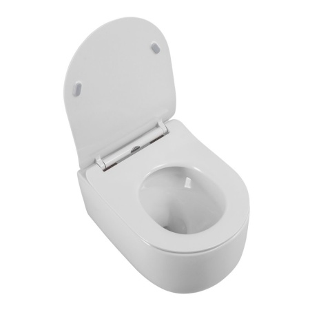 Чаша подвесного безободкового унитаза Belbagno со смывом TORNADO BelBagno SOFT-TOR BB084CH-TOR Чаша подвесного безободкового унитаза Belbagno со смывом TORNADO BelBagno SOFT-TOR BB084CH-TOR