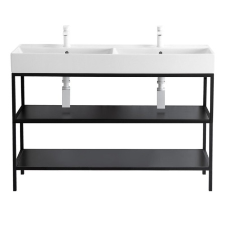 Металлический двухъярусный сварной каркас под раковину CEZARES CADRO-120/46/73-2C-PIA-MET-ST