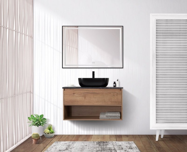 Столешница из керамогранита без отверстия под смеситель 816x468 мм BelBagno KEP-80-CESTR-W0