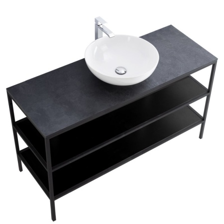 Металлический двухъярусный сварной каркас под раковину CEZARES CADRO-120/46/73-2C-PIA-MET-ST