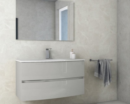 Колонна подвесная с одной распашной дверцей и наружным зеркалом (реверсивная) 35х20х140 Cezares 4471