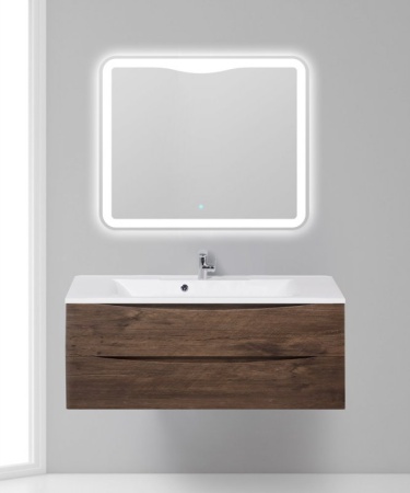 Раковина из литьевого мрамора, 1100x450x150 BelBagno BB1100/450-LV-MR-PR