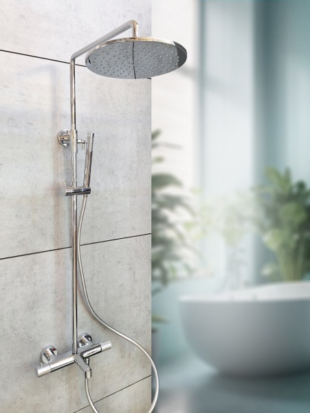 Душевая система с термостатом AltroBagno Intento 030420 Cr Душевая система с термостатом AltroBagno Intento 030420 Cr