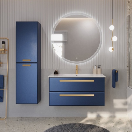 Шкаф подвесной CEZARES ECO-1500-2A-SC-BL