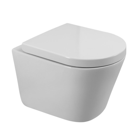 Чаша подвесного безободкового унитаза Belbagno со смывом TORNADO BelBagno FLAY-TOR BB053CH-TOR-FC Чаша подвесного безободкового унитаза Belbagno со смывом TORNADO BelBagno FLAY-TOR BB053CH-TOR-FC