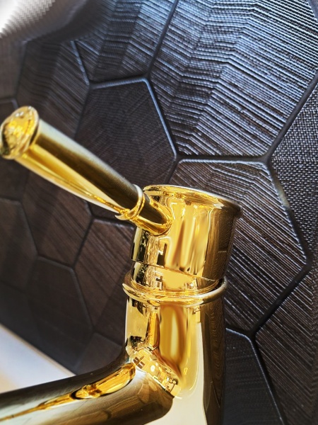 Смеситель для раковины AltroBagno Beatrice Duo 0131 Or