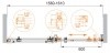 Душевая дверь CEZARES STYLUS-O-M-BF-1-140-C-Cr Душевая дверь CEZARES STYLUS-O-M-BF-1-140-C-Cr