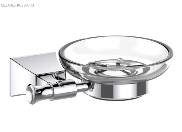 Мыльница стеклянная подвесная Cezares AM-M-016-CR