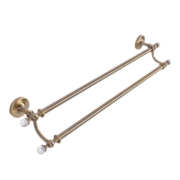 Полотенцедержатель двойной подвесной 65 см ART&MAX AM-2648SJ-Br Полотенцедержатель двойной подвесной 65 см ART&MAX AM-2648SJ-Br