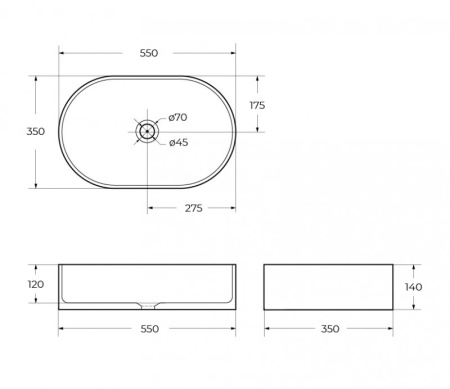 Донный клапан CEZARES CZR-SC-Bi