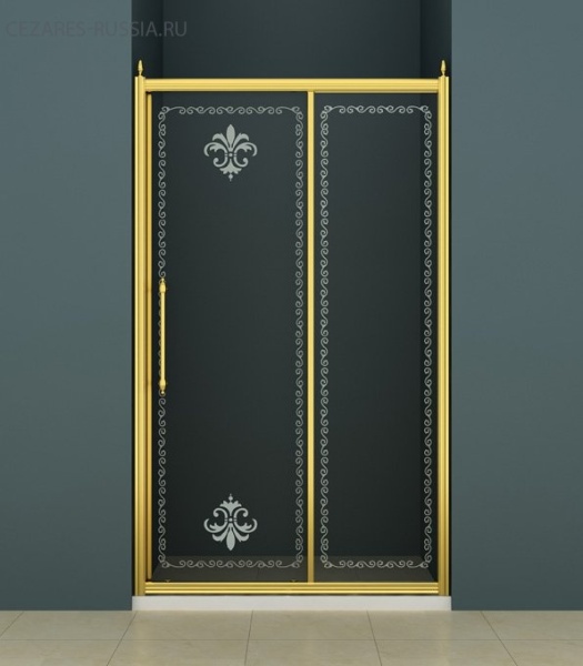 Душевая дверь в нишу CEZARES RETRO-BF-1 RETRO-BF-1-110-PP-Cr