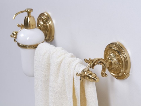 Полотенцедержатель с дозатором для жидкого мыла, 9х43 см ART&MAX AM-2057D-Do-Ant