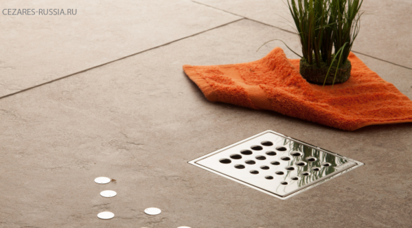 Точечный трап 150х150 мм CONFLUO STANDARD DROPS 1 MASK, металл с перфорацией Drops (Капли), с рамкой