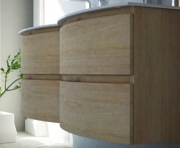 Стеклянная раковина с двумя чашами Extra-light, 139x52 Cezares 82412 Стеклянная раковина с двумя чашами Extra-light, 139x52 Cezares 82412