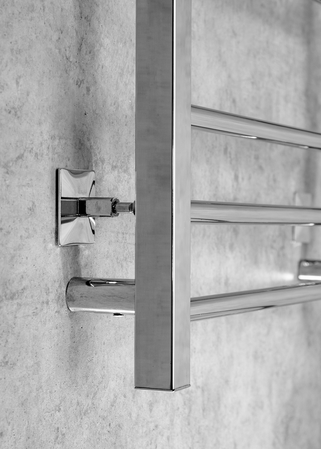 Полотенцесушитель электрический Chromix Berne 50x80 П9 Cr с сухим теном универсальное подключение