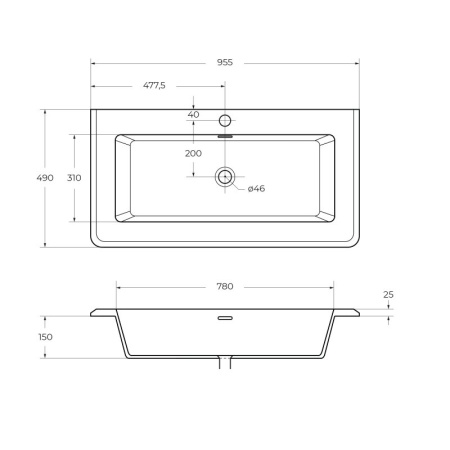Колонна подвесная с одной распашной дверцей Cezares 55234