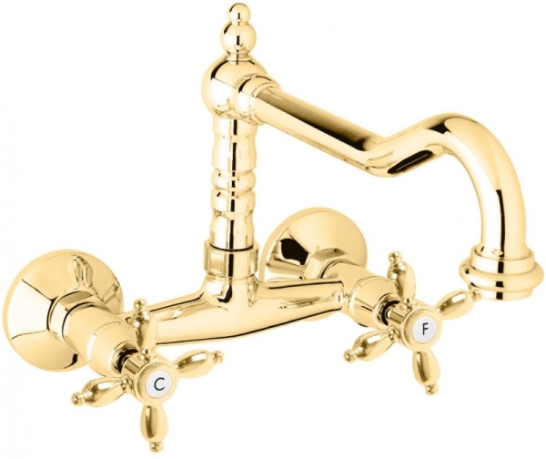 Кухонный смеситель настенного монтажа Cezares NOSTALGIA-LLP-03/24