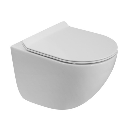 Чаша подвесного безободкового унитаза Belbagno со смывом TORNADO BelBagno AMANDA-TOR BB051CH-TOR-FC Чаша подвесного безободкового унитаза Belbagno со смывом TORNADO BelBagno AMANDA-TOR BB051CH-TOR-FC