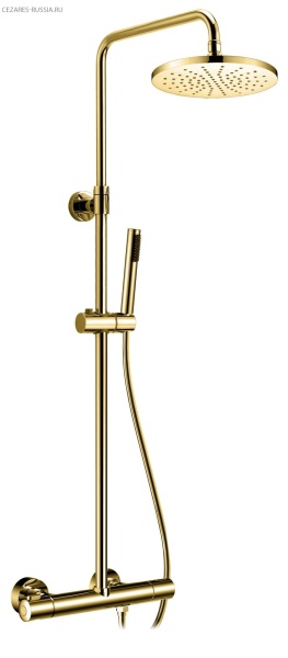 Душевая система с термостатом AltroBagno Costanza 0302 Or Душевая система с термостатом AltroBagno Costanza 0302 Or