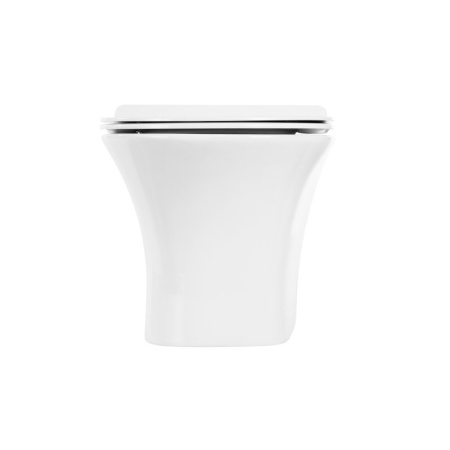 Унитаз подвесной безободковый с креплением BelBagno BB1224CHR-SM