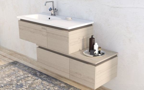 Подвесной шкафчик с двумя выдвижными ящиками, 100х45х32 Cezares 55077 Подвесной шкафчик с двумя выдвижными ящиками, 100х45х32 Cezares 55077