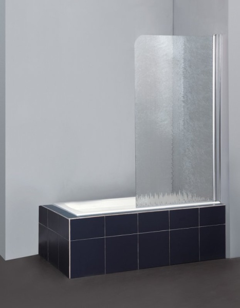 Душевая шторка на ванну BELBAGNO SELA-V-1 SELA-V-1-80/140-Ch-Cr-R