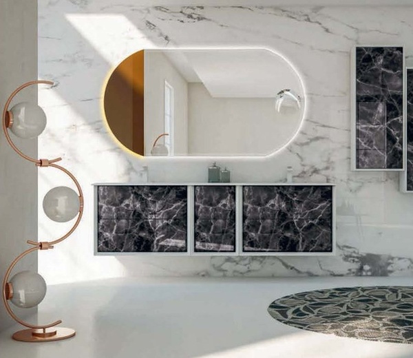 Зеркало с увеличительным зеркалом, со встроенной LED подсветкой, системой Антизапотевания, реверсивн