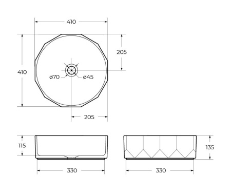 Донный клапан CEZARES CZR-SC-Bi