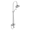 Душевая стойка со смесителем для ванны, верхним и ручным душем Cezares FIRST-CVD-01-M