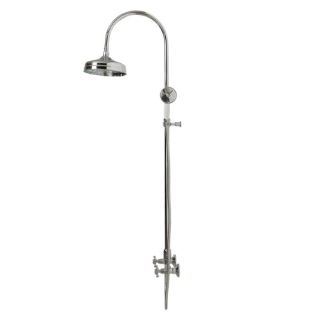 Душевая стойка со смесителем, верхним и ручным душем Cezares GOLF-CD-02-Bi