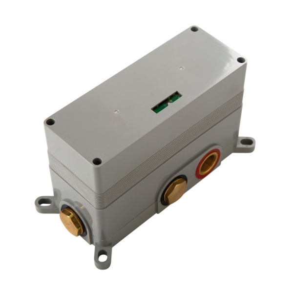  Душевая система встраиваемого монтажа с термостатическим смесителем с верхним и ручным душем, верхн