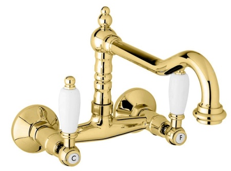 Кухонный смеситель настенного монтажа Cezares FIRST-LLP-03/24-M