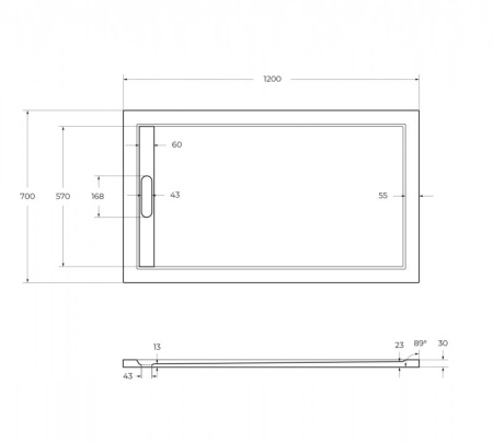 Комплект ножек для поддона из искусственного мрамора CEZARES TRAY-LEGS-AS-10