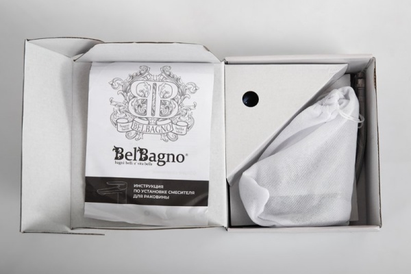 Смеситель для биде без донного клапана BelBagno MARINO-BD-CRM-W0