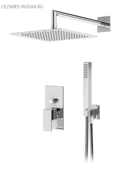 Встраиваемый душевой комплект CEZARES PORTA-DSIPQ-30-SS Встраиваемый душевой комплект CEZARES PORTA-DSIPQ-30-SS