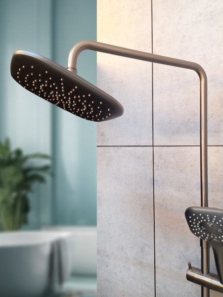 Душевая система с термостатом AltroBagno Lamberto 030426 GrMt