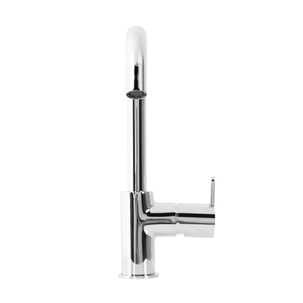 Смеситель для раковины однорычажный, с донным клапаном Cezares LEAF-LSM-A-SR