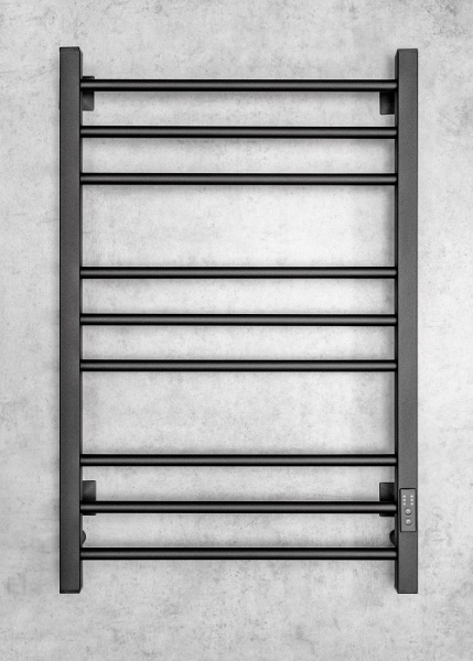 Полотенцесушитель электрический Chromix Berne 50x80 П9 MB с сухим теном универсальное подключение Полотенцесушитель электрический Chromix Berne 50x80 П9 MB с сухим теном универсальное подключение