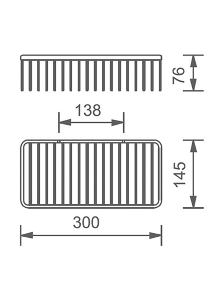 Полка AltroBagno B 082501 Cr