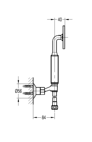 Ручной душ со шлангом и держателем CEZARES ECO-KD-NOP Ручной душ со шлангом и держателем CEZARES ECO-KD-NOP
