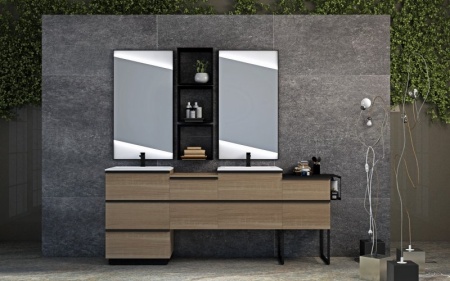 Открытая полка, металл, 35х20х35 Cezares 40386