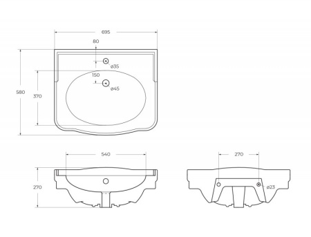 Пьедестал BelBagno BOHEME BB115P