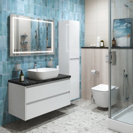 Столешница из керамогранита BelBagno KEP-100-BO-W0 Bianco Opaco