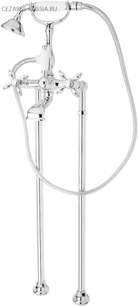Напольный смеситель для ванны с ручным душем Cezares NOSTALGIA-VDP-03/24-M Напольный смеситель для ванны с ручным душем Cezares NOSTALGIA-VDP-03/24-M
